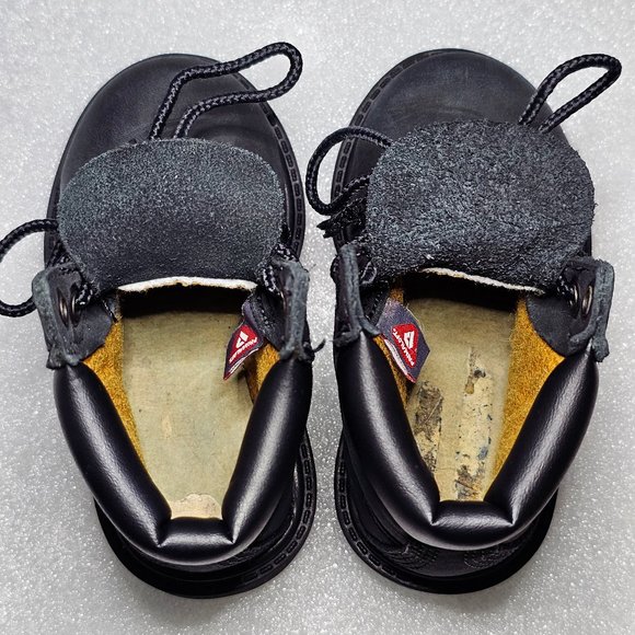 Toddler Timberland Waterproof 6" Premium Leather Black Nubuck Boots Sz 5 Medium - Picture 9 of 12